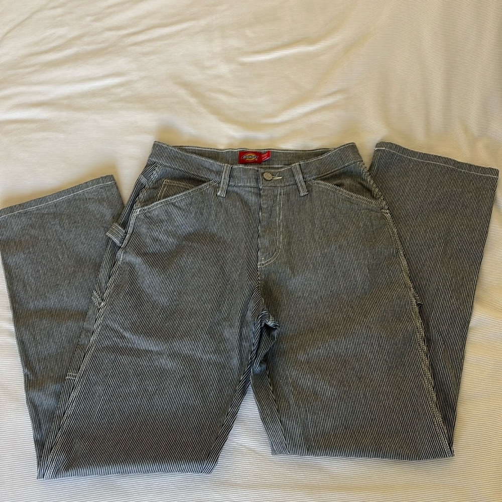 Dickes Striped Carpenter Pants